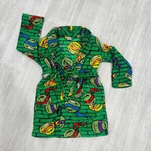 Nickelodeon Teenage Mutant Ninja Turtles Boys Size L 10 robe Fleece Super Soft